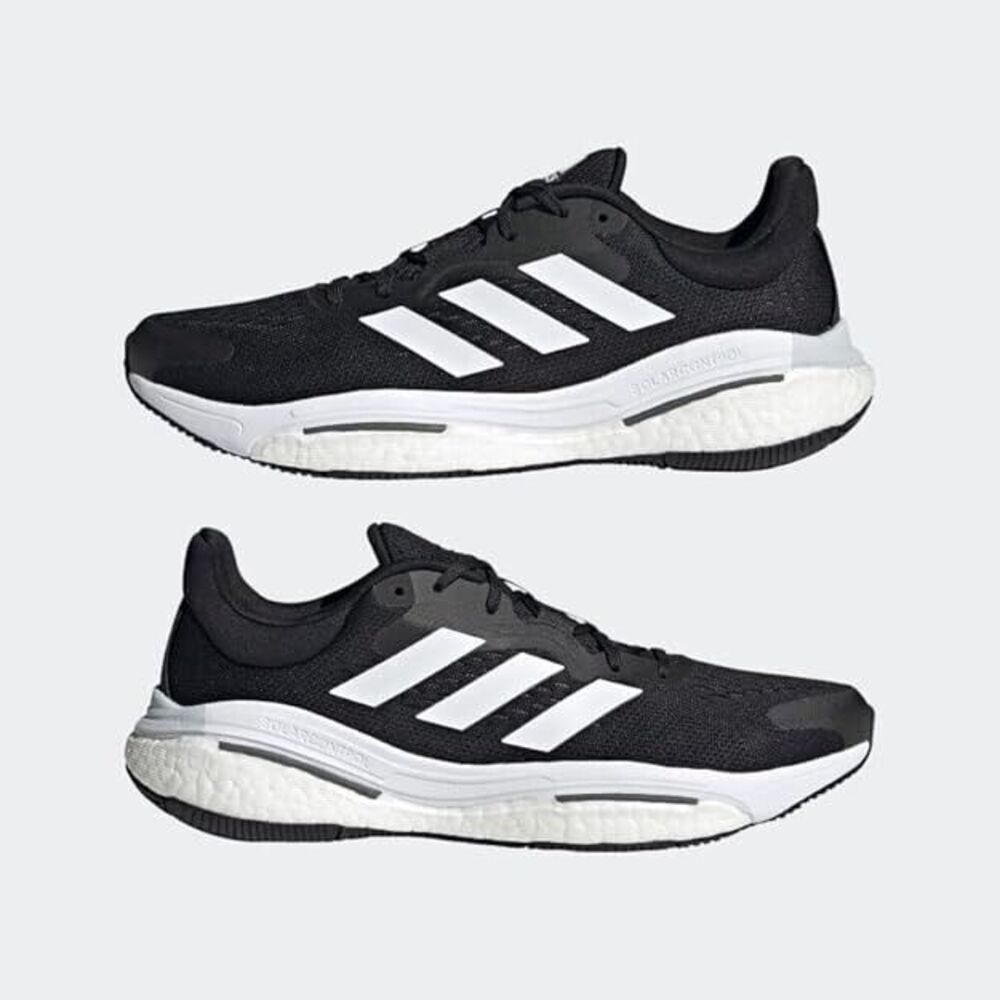Adidas Solar Control M Running Sneaker Black White GX9219 Mens Size 12